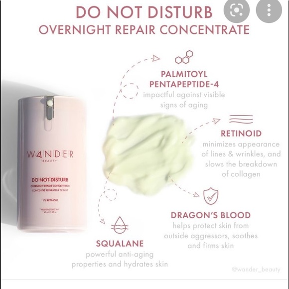 WANDER BEAUTY DO NOT DISTURB OVERNIGHT REPAIR CONCENTRATE - Picture 1 of 9